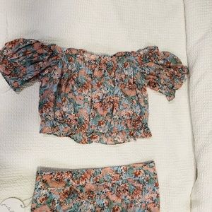 Unworn Petal and Pup skirt and top set!